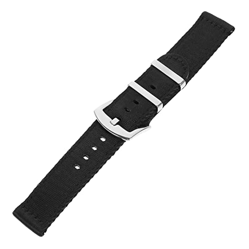 FRCOLOR Einstellbares Nylon Uhrenarmband Hochwertige Langlebige und Ersatzband für Herren und Damen für Freizeit und Büroanlässe mit Einfachem Schnellverschluss von FRCOLOR