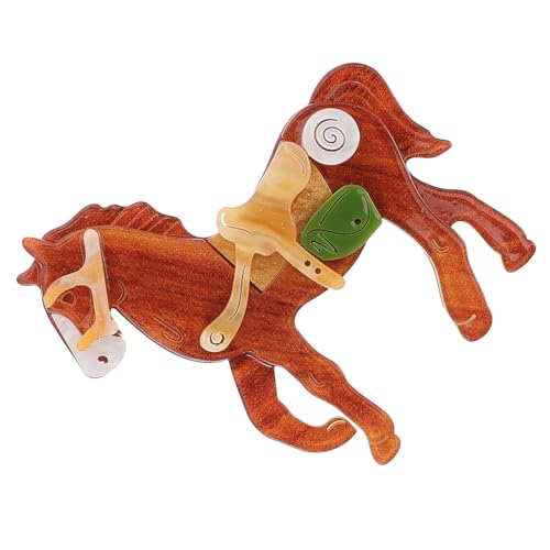 FRCOLOR Schmuck Pferd Damen Brosche Metall Pferdebrosche Cartoon Anstecknadel Für Kleidung Rucksäcke Süße Tierbrosche Broschennadeln von FRCOLOR