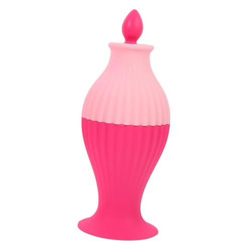 FRCOLOR Eiswürfelbehälter Nackenrolle Gesicht Eisformen Gesichtswerkzeuge gesichtsmassagerolle kopfmassage slack Haut- -Roller Silikon-Eisrolle für das Gesicht Kieselgel Rosa von FRCOLOR