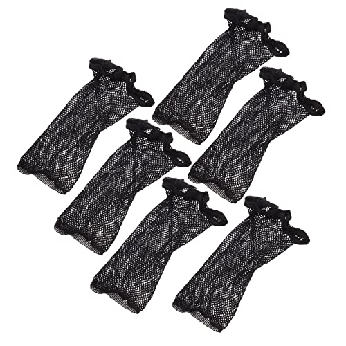 FRCOLOR Elastisches Perücken-stirnband Perückenkappe Abdeckungen Damen-haarnetz Haarnetz Für Dutts Weicher Stoff Atmungsaktiver Haarknotenhalter von FRCOLOR