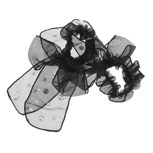 FRCOLOR Modisches Schleifennetzseil Knitterfreie Elastische Haargummis Für Frauen Und Mädchen Vielseitige Haargummis Für Pferdeschwänze von FRCOLOR