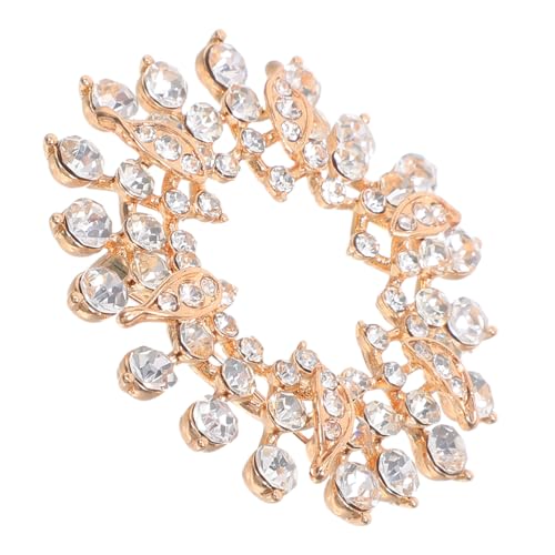 FRCOLOR Elegante Strass Brosche Wasserstein Anstecknadel für Damen Vielseitige Schmuckbrosche mit Zinklegierung Festlicher Blumenkranz-Design für Hochzeit Fest Schal Kleid Accessoire FRCOLOR Elegante Strass Brosche Wasserstein Anstecknadel für Damen Vielseitige Schmuckbrosche mit Zinklegierung Festlicher Blumenkranz-Design für Hochzeit Fest Schal Kleid Accessoire von FRCOLOR