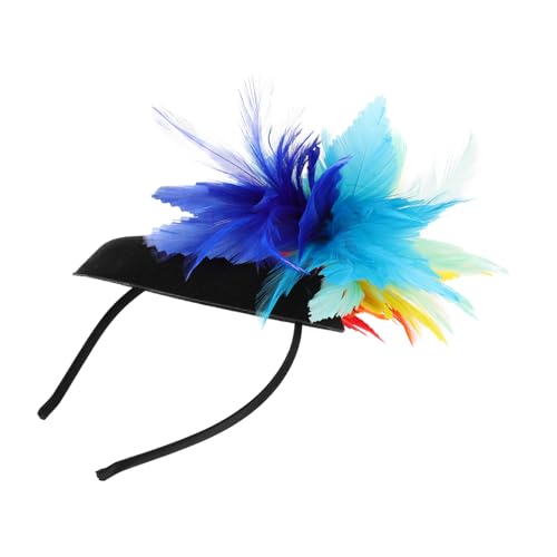 FRCOLOR Eleganter Farbiger Fascinator Hut Für Kopfbedeckung Für Hochzeiten Tea Parties Bälle Und Halloween Mit Einzigartigem Design Und Vielseitigem Stil von FRCOLOR
