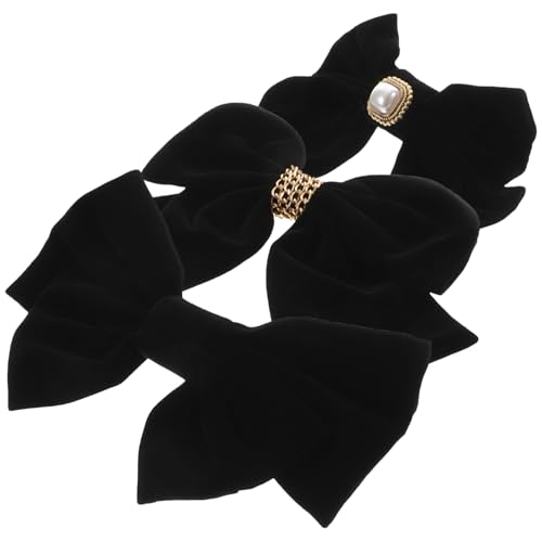 FRCOLOR Elegantes Haarspangen-set Mit Schleife Für Damen – Haarbänder Mit Quaste Für Mädchen Haarspangen Mit Druckknopf Für Make-up – Keine Pferdeschwanz-clips von FRCOLOR