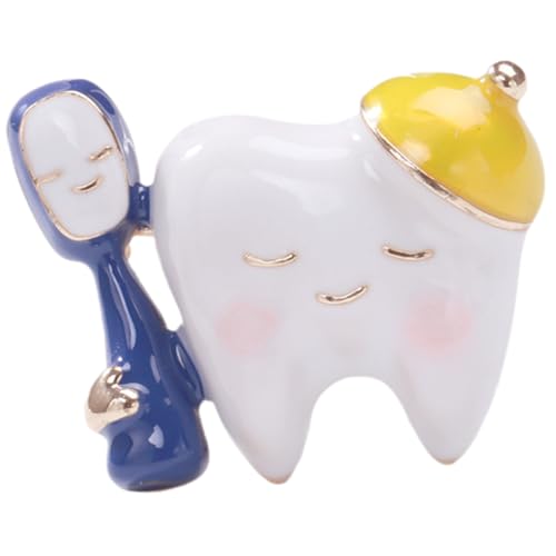 FRCOLOR Emaille Brosche Für Damen Süße Zahn Pin Anstecker Dekorative Kleidungsverzierung Für Jacken Taschen Hüte Als Gesprächsstarter FRCOLOR Emaille Brosche Für Damen Süße Zahn Pin Anstecker Dekorative Kleidungsverzierung Für Jacken Taschen Hüte Als Gesprächsstarter von FRCOLOR
