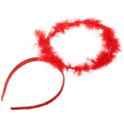 FRCOLOR Engel Stirnband Amor Stirnband Engel-cosplay Engelsflügel Für Erwachsene Engel Kostüm Stirnband Engelskostüm Für Erwachsene Engel Haarband Haarschmuck Künstliche Feder Kleidung von FRCOLOR