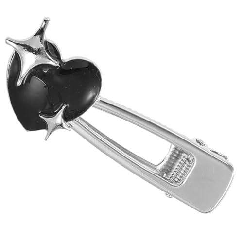 FRCOLOR Entenschnabel-haar-accessoires Lollipop-haarspangen Glitzernde Haarspangen Funkeln Haarspangen Mit Großer Schleife Schnappen Haarschleifen Für Mädchen Haar Strass Metall Silver von FRCOLOR