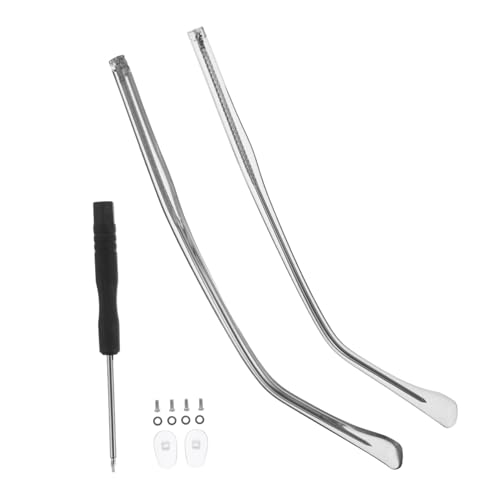 FRCOLOR Ersatzbügel Brille Metall Kompatibel Transparent Brillen Ersatzarme Robuste Gläser Zubehör Vielseitig Passend für Brillenfassungen und Gestelle von FRCOLOR