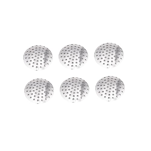 FRCOLOR Erstellen Sie Einzigartige Kopfbedeckungen 100 Stück Metall Eisenscheibe Haarschmuck Silber 25mm Archaistic Style von FRCOLOR