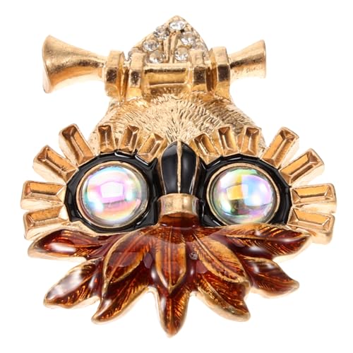 FRCOLOR Eulenbrosche Broschen Eulenschmuck Anzugbrosche Brosche für Kleidung Hemd Brosche Rock -Stritzkragenbrosche Pulloverbrosche Frauen Kleidung Brosche Frauen Brosche Legierung von FRCOLOR