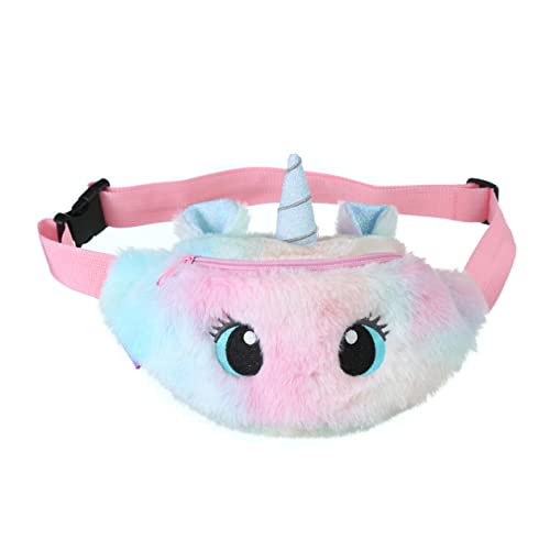 FRCOLOR Farbenfrohe Umhängetasche Plüsch Verstellbare Umhängetasche für Damen Gürteltasche für Shopping Freizeit Vielseitig Schulter Hüft oder Brusttasche Verwendbar von FRCOLOR