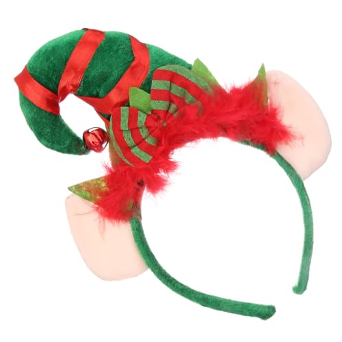 FRCOLOR Farbiger Weihnachts Haarreif Mit Federn Und Pailletten Festlicher Kopfschmuck Für Weihnachten Kostümparty Karneval Und Cosplay Für Erwachsene Und von FRCOLOR