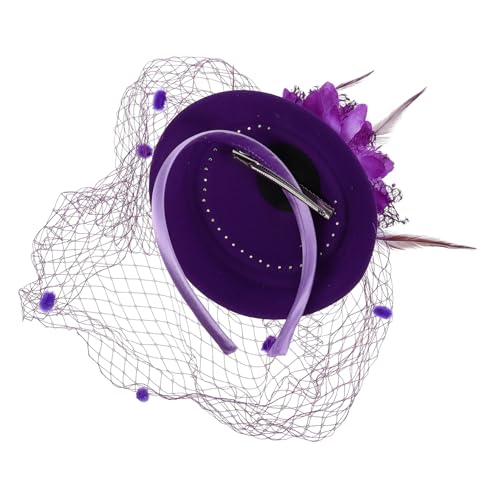 FRCOLOR Fascinator Hut Haarspangen Mesh Plume Tea Party Hüte Clips Tea Party Clips Für Braut Hochzeit Party Mini Hut Haarschmuck FRCOLOR Fascinator Hut Haarspangen Mesh Plume Tea Party Hüte Clips Tea Party Clips Für Braut Hochzeit Party Mini Hut Haarschmuck von FRCOLOR