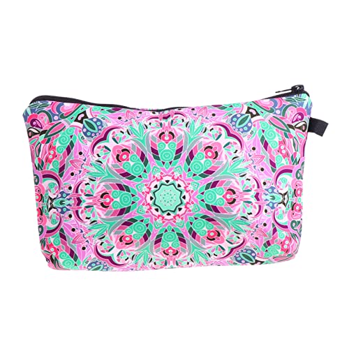 FRCOLOR Fashion Makeup Bag Mit Mandala Blumen Tragbare Kosmetiktasche Aus Hochwertigem Für Reisen Und Tägliche Aufbewahrung Wasserabweisend Und Praktisch Für Damen FRCOLOR Fashion Makeup Bag Mit Mandala Blumen Tragbare Kosmetiktasche Aus Hochwertigem Für Reisen Und Tägliche Aufbewahrung Wasserabweisend Und Praktisch Für Damen von FRCOLOR