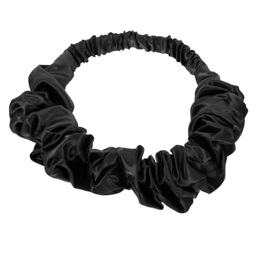 FRCOLOR Festes Haarband Hautpflege -Stirnband Stirnbänder frauen Make-up-Stirnbänder für Frauen Mode Bilden Trainingsstirnbänder Make -up -Stirnband Satin Black von FRCOLOR