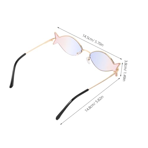 FRCOLOR Fischförmige Sonnenbrille Leichte Partybrille Tropische Hawaii-accessoires Lustige Foto-requisiten für Sommerpool Luau-feiern Trendige Novelty-sonnenbrille für Erwachsene FRCOLOR Fischförmige Sonnenbrille Leichte Partybrille Tropische Hawaii-accessoires Lustige Foto-requisiten für Sommerpool Luau-feiern Trendige Novelty-sonnenbrille für Erwachsene von FRCOLOR