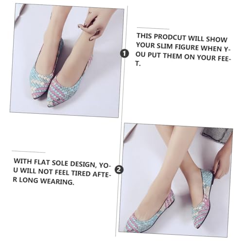 FRCOLOR Flache Damen Loafers Atmungsaktive Schuhe mit Flacher Sohle für Alltag und Freizeit Leichter Geeignet für Frühling Herbst Modisch und Einfach Kombinierbar von FRCOLOR