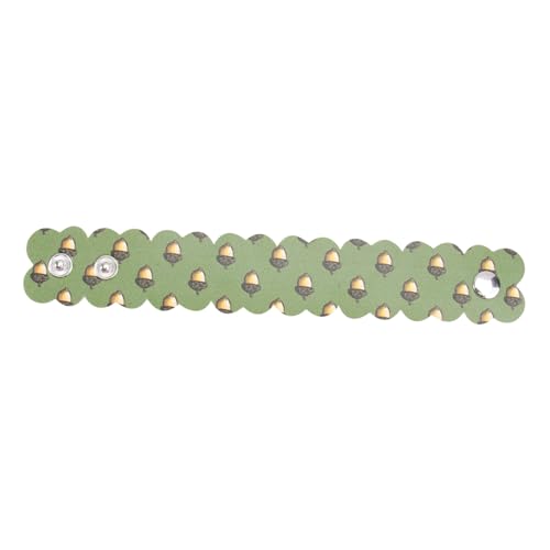 FRCOLOR Flower Printing Woven Bracelet Stilvolle Armkette für Herren Dekorativer Handreif Anlässe Einzigartiger Retro Einfache Handhabung von FRCOLOR