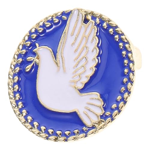 FRCOLOR Taubennadel Mit Friedenstaube Romantisches Gothic-abzeichen Weihnachtsbrosche Brosche Für Rucksäcke Kleidungsbroschennadeln Taschennadeln Schmuck Für Hüte von FRCOLOR