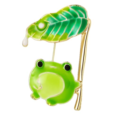 FRCOLOR Frosch Metall Brosche Emaille Revers Anstecknadel Kleidung Tasche Schal Anzug Hutnadel Tiermotiv Elegant Stilvoll Unisex Geschenkoption von FRCOLOR