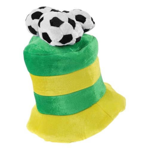 FRCOLOR Fußball Mütze Leichtes Strapazierfähiges Fußball Requisit für Fußballfans Tragbar und Bequem für Spiele Fotografie und Karneval für Sportwettbewerbe und Gruppenevents von FRCOLOR