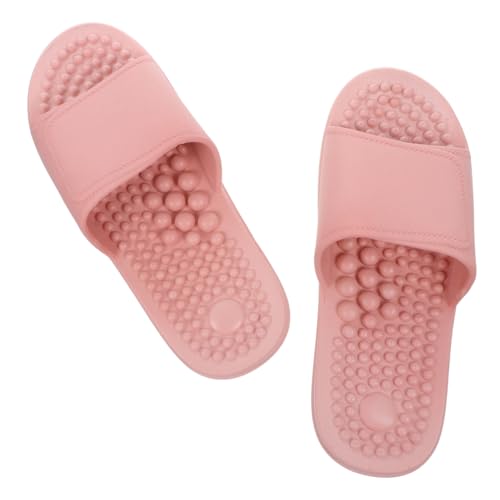 FRCOLOR Fußmassage Hausschuhe mit Anti rutsch Sohle Fußreflexzonenmassage Sandalen für Zuhause Innenbereich Entspannen Fördern Durchblutung Schmerzlinderung Fußpflege Pantoffeln von FRCOLOR
