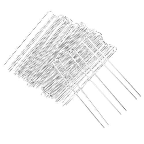 FRCOLOR 50stücke U-förmige Haarnadeln Aus Eisen Haargabel Diy Haarspange Weiß Für Frauen Und Mädchen Einfach Anzuziehen von FRCOLOR