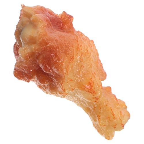 FRCOLOR Gegrillte Hähnchenschenkel-Haarnadeln Haarspangen Essenshaarnadeln für Frauen lustige Haarspange Haarklammern Neuartige Haarnadeln Haarspange für Frauen PVC Orange von FRCOLOR