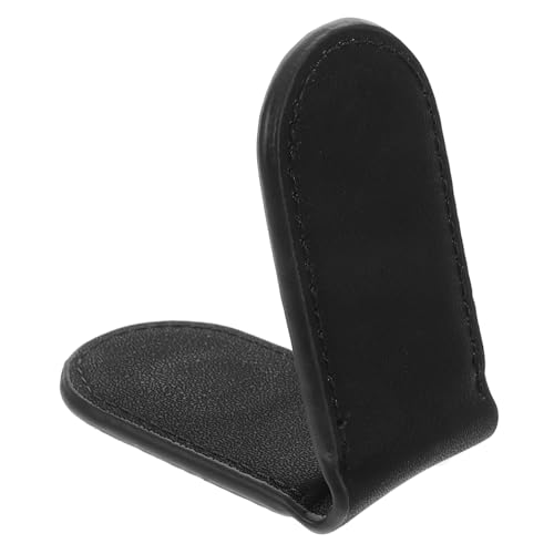 FRCOLOR Geldbörse Magnetischer Geldclip DIY Geldclip Robuster Geldclip Foto-Geldklammer Geldscheinklammer für Männer Geldclip -Brieftasche Kreditkarteninhaber für Männer Bill Clip Pu Black von FRCOLOR