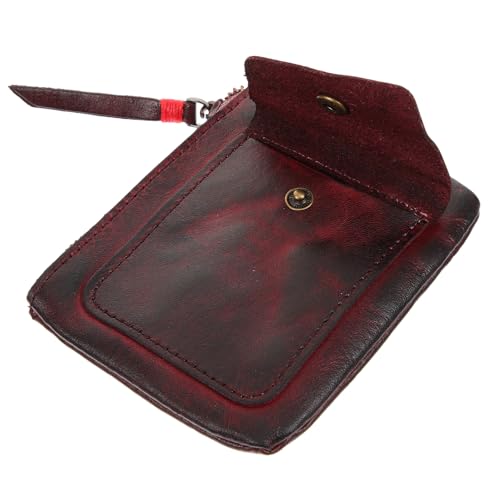 FRCOLOR Münztasche Aus Kunstleder Retro-Geldtasche Kleiner Münzbeutel Dekorativer Organizer Für Kleingeld Mini-Geldbeutel Für Reisen Und Alltag von FRCOLOR