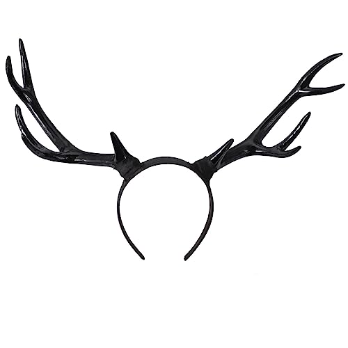 FRCOLOR Geweih Haarreifen Hirschgeweih Kostüm Stirnband für Weihnachten - Kopfschmuck für Cosplay von FRCOLOR