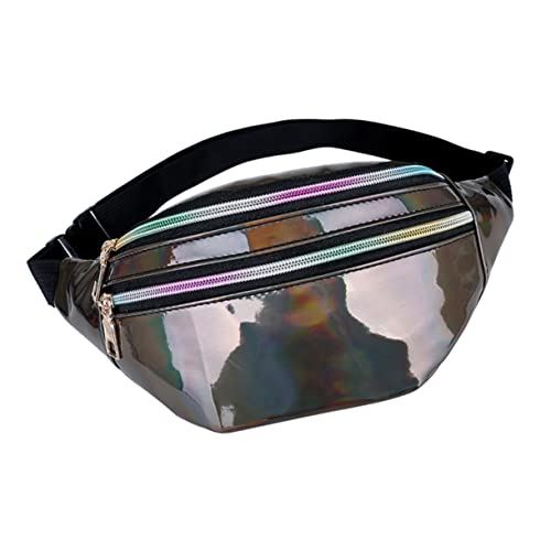 FRCOLOR Glänzende Umhängetasche Glänzende Wasit Bag Hüfttasche Damen Hüfttasche von FRCOLOR