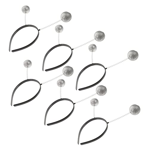 FRCOLOR 6stücke Silber Glitzer Haarreif Frühlingshaarband Aus Schaumstoff Partykostüm Kopfbedeckung Für Junge Mädchen Und Erwachsene Lustiges Accessoire Für Fotoshootings von FRCOLOR