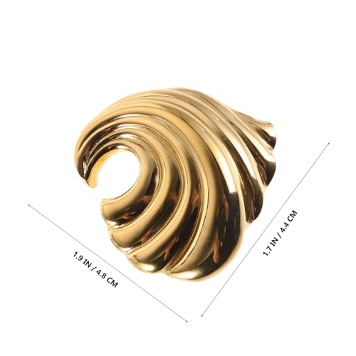 FRCOLOR Goldene Wellendesign Brosche aus Kreative Anstecknadel für Mantel Jacke Schal Langlebiges Modeaccessoire Vielseitig Einsetzbar Eleganter Schalclip und Umhang Schmuck FRCOLOR Goldene Wellendesign Brosche aus Kreative Anstecknadel für Mantel Jacke Schal Langlebiges Modeaccessoire Vielseitig Einsetzbar Eleganter Schalclip und Umhang Schmuck von FRCOLOR