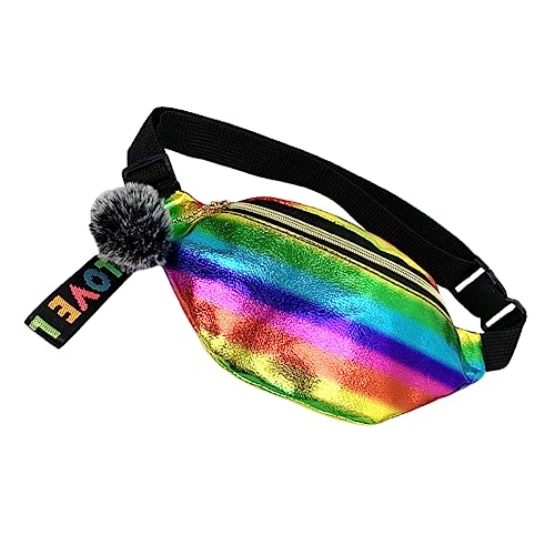 FRCOLOR Gradient Booster Fanny Damen Taille Tasche Holographische Frauen Bunte von FRCOLOR