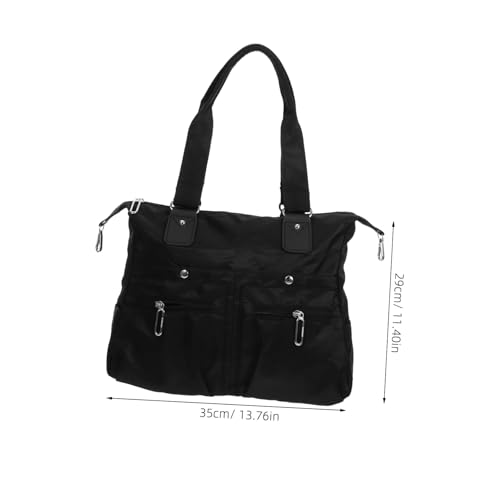 FRCOLOR Große Damen-tragetasche Aus Nylon Und Polyester Mit Mehreren Fächern Für Organisation Für Büro Shopping Und Freizeit Mit Ergonomischen Schultergurten Für Komfort von FRCOLOR