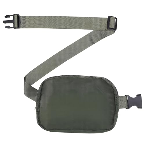 FRCOLOR Gürteltasche Für Damen Hüfttasche Aus Nylon Verstellbare Bauchtasche Sling Bag Mit Mehreren Fächern Sport-Bauchtasche Zum Laufen Und Wandern von FRCOLOR