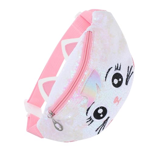 FRCOLOR Gürteltasche Für Gürteltasche Mit Glitzernden Pailletten Glänzende Hüfttasche Schultertasche Brusttasche Mit Verstellbarem Gürtel Für Frauen Und Mädchen von FRCOLOR