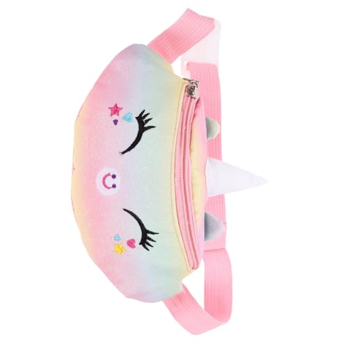 FRCOLOR Gürteltasche Für Mädchen Brusttasche Dartscheibe Bauchtasche Umhängetasche Mit Einhorn Freizeittasche Lavender von FRCOLOR