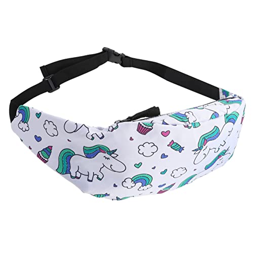 FRCOLOR Damen Outdoor Fanny Pack Mit Cartoon-Druck Atmungsaktive Hüfttasche Für Handy Schlüssel Und Kleine Gegenstände Für Und von FRCOLOR