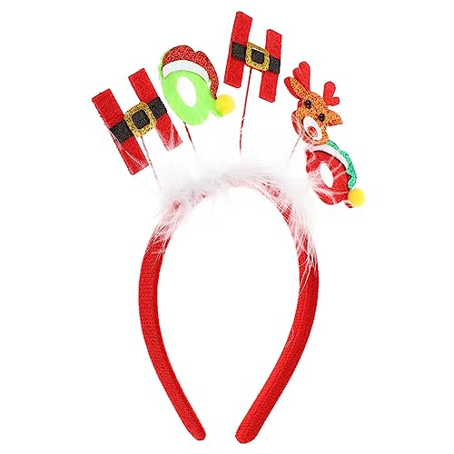 FRCOLOR Weihnachts Haarreif Set Schneemann-schneeflocken-stirnband Weihnachtsmann Stirnband Christams Kopfschmuck Christams Headband Haarschmuck Festlicher Kind Kranz Weihnachten Gefühlt von FRCOLOR