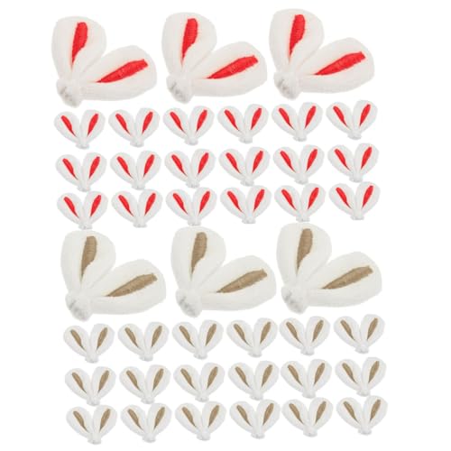 FRCOLOR Haar Accessoires Mit Hasenohren Häschenschwanz Haar Accessoires Für Mädchen Plüsch Kostüm Haarspangen Stofftier Babyspielzeug Haar Accessoires Haargummi Aus Seide von FRCOLOR