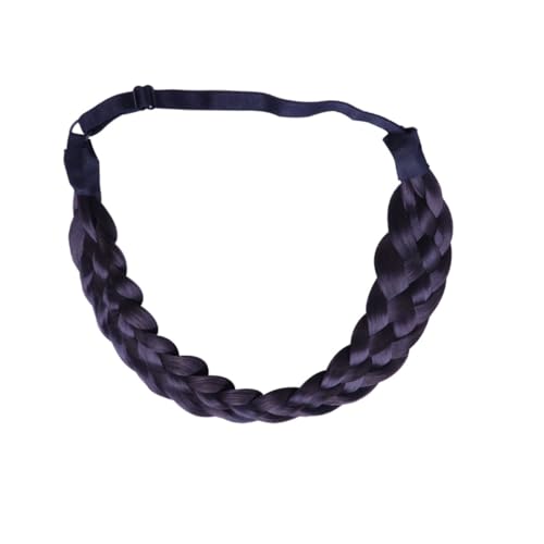 FRCOLOR Haar-accessoires Für Mädchen Hochtemperatur-drahtperücke Zöpfe Modische Zöpfe Haarteil Für Damen Handgemischte Farben Stirnband Für Besondere Anlässe von FRCOLOR