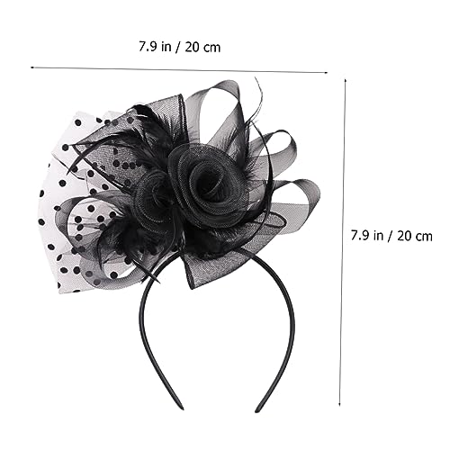 FRCOLOR Modisches Damen-stirnband – Haarband Schleier Haarschmuck Einzigartiger Party-kopfschmuck Geeignet Für Alle Anlässe von FRCOLOR