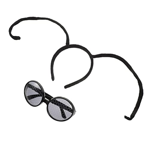 FRCOLOR Haarband Schmetterling Antennen Stirnband Cosplay Haarreifen Party Kopfbedeckung Fest Zubehör Mädchen Kopfschmuck Dekorativ von FRCOLOR