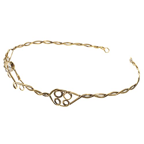 FRCOLOR Haarband für Damen Vintage Haarreifen mit Strass für Braut Haarschmuck für Teenager und Besondere Anlässe Leicht und Langlebig für Verschiedene Kopfumfänge Geeignet von FRCOLOR