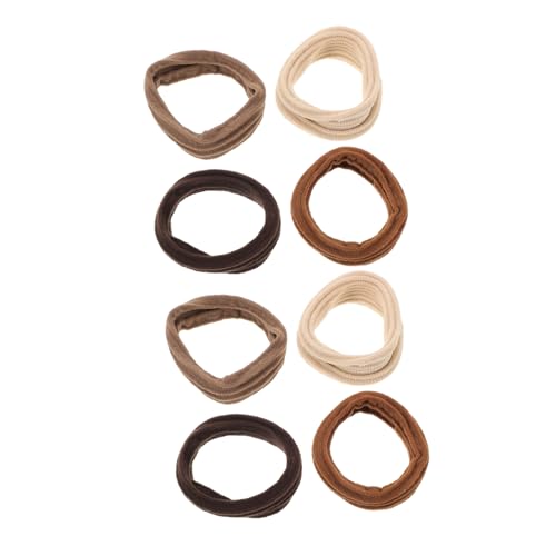FRCOLOR Haargummi für Pferdeschwanz 8 Stück Haargummis für Mädchen Haarband-armbänder Keine Beschädigungen Haarbänder Aus Weichem Gummi von FRCOLOR