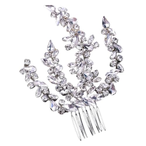 FRCOLOR Haarkämme Mit Floralem Strass Dekorative Haarnadel Für Frauen Und Mädchen Vielseitiges Party-kopfbedeckungs-accessoire von FRCOLOR