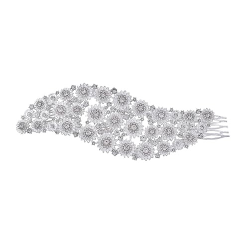 FRCOLOR Haarkamm Mit Strass Für Braut Hochzeit Haar-schmuck Glänzender Für Frisuren von FRCOLOR