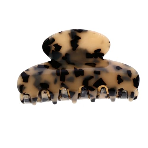 Retro-Großer Haarklammer Für Damen Aus Hochwertigem Acryl Elegante Haarspange Im Däumling-Design Praktischer Haarschmuck in Beige Für Jeden Anlass von FRCOLOR